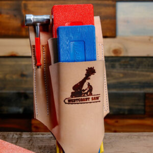 Westcoast Saw Leather Wedge Pouch