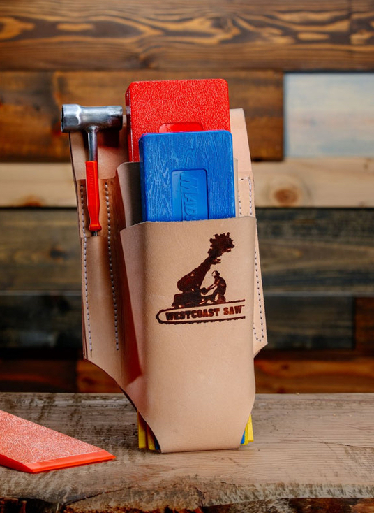 Westcoast Saw Leather Wedge Pouch