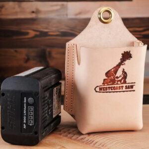 Westcoast Saw Leather Battery pouch for Husqvarna Battery