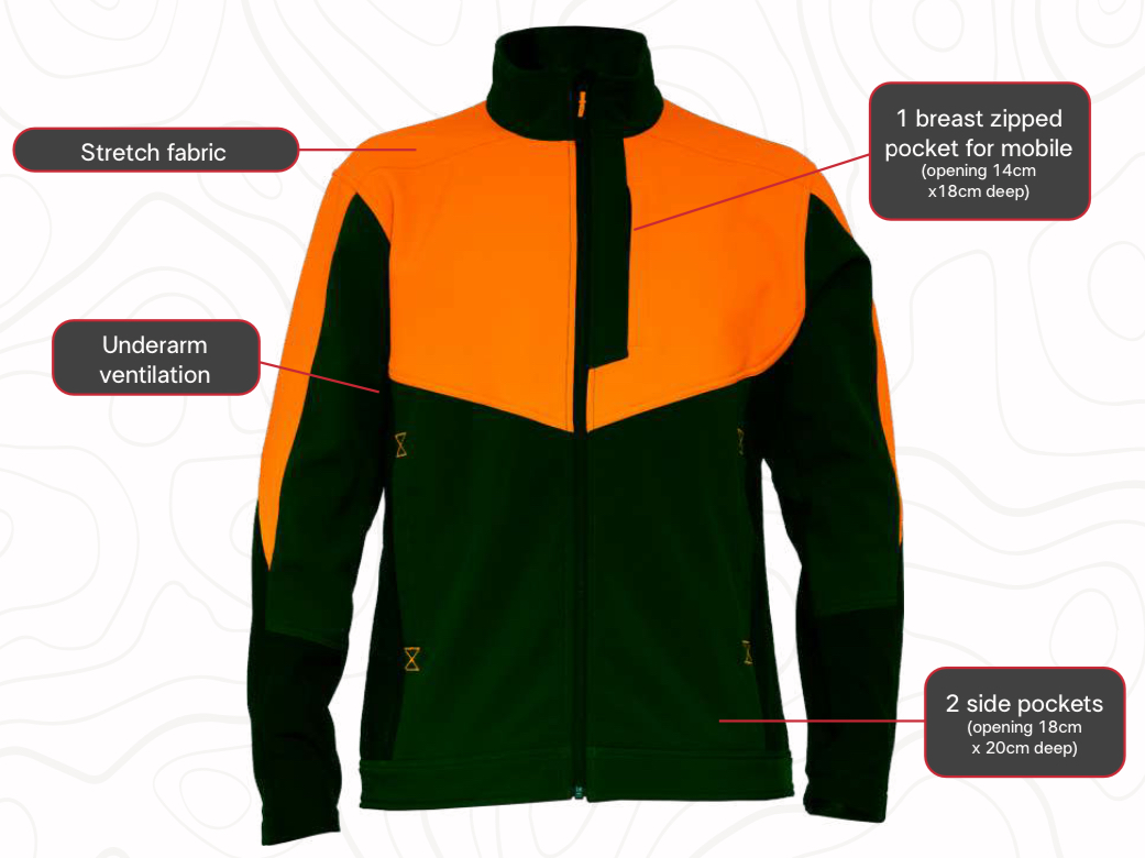 Solidur Odon Soft Shell jacket Extra Large