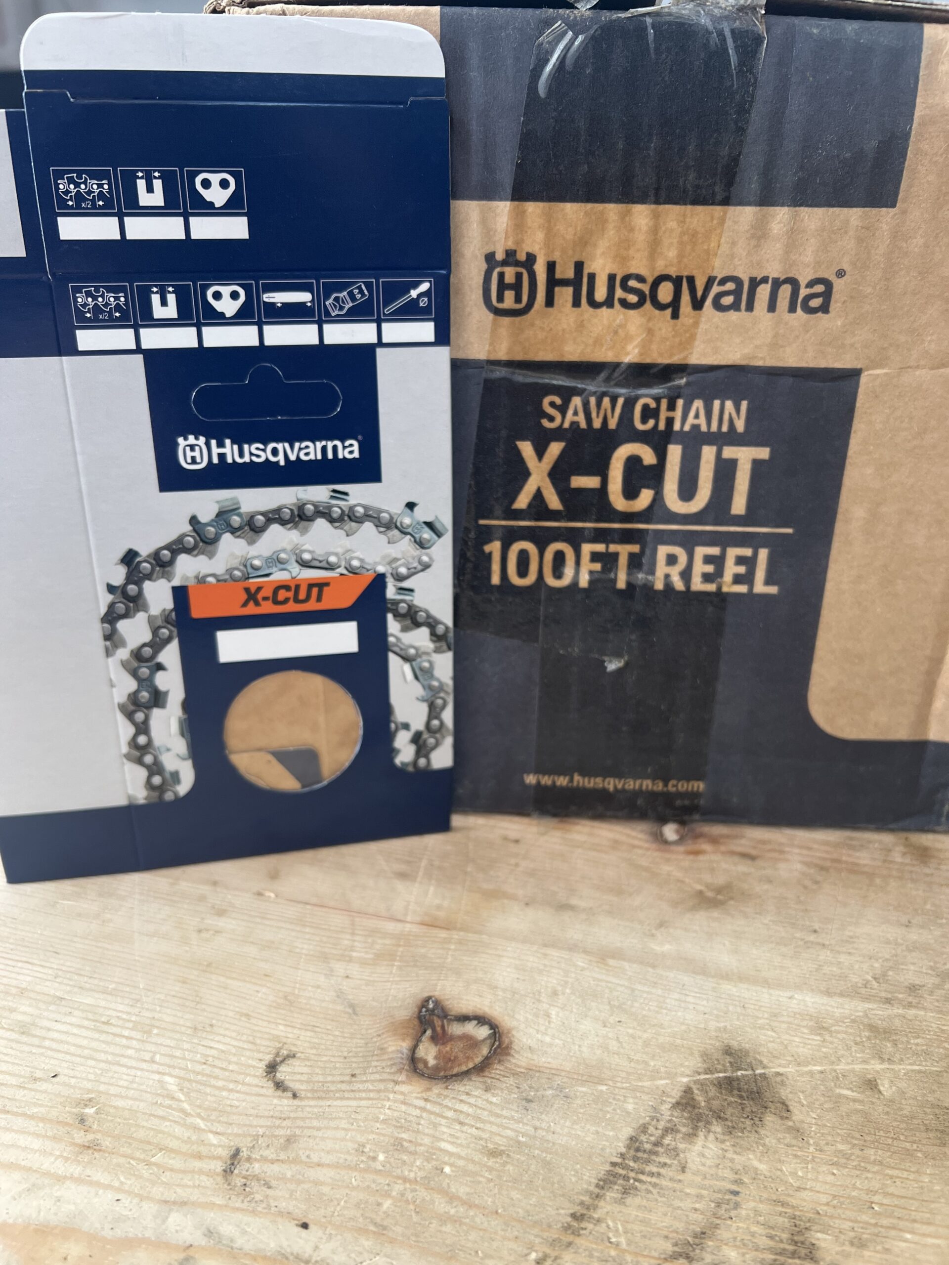Husqvarna C85 X-cut chain 3/8” 100’ reel