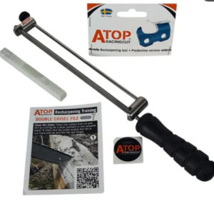 Atop Racing sharpening file and holder