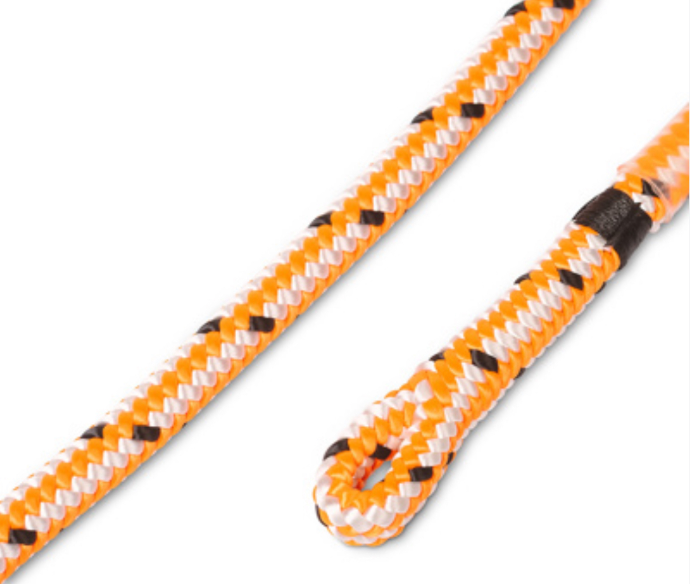 Marlow Gecko rope 25m orange one sewn end