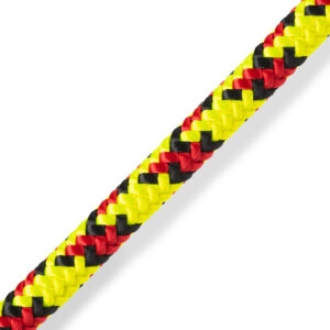 Marlow Typhoon rope 35m neon yellow/red/black one spliced end