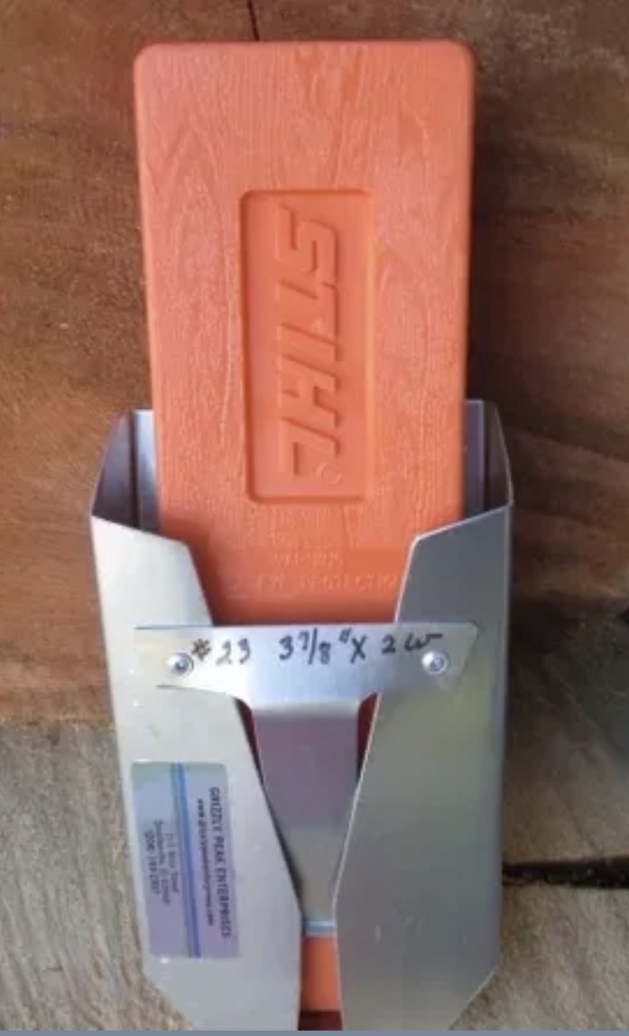 Grizzly Peak Felling wedge scabbard 3 7/8” 2 wedge
