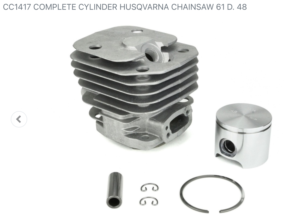 Meteor Complete cylinder kit Husqvarna 61