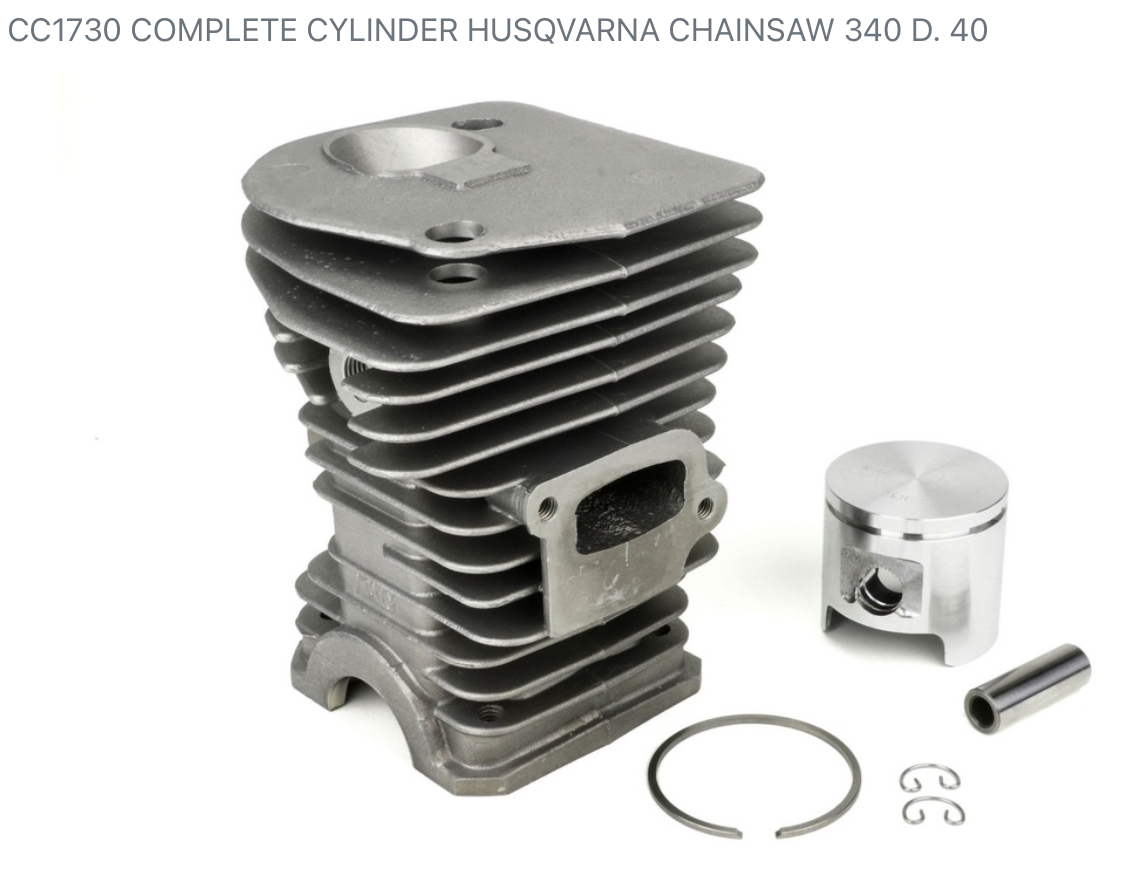 Meteor Complete cylinder kit Husqvarna 340