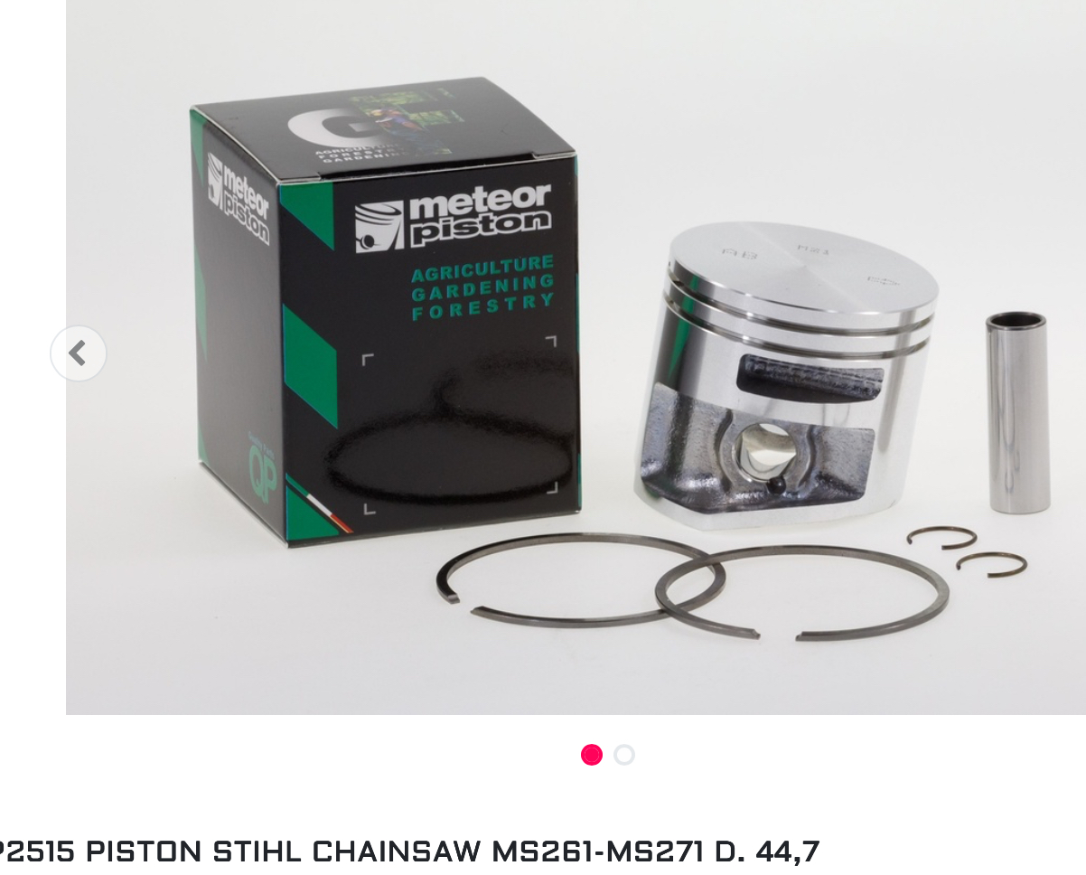 Meteor Piston kit for Stihl MS261 and MS271 chainsaw with 44.7mm piston