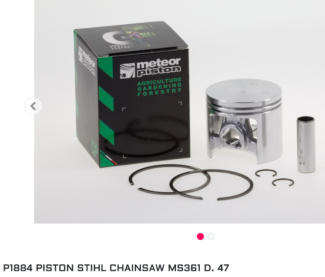 Meteor Piston kit for Stihl MS361 chainsaw with 47mm piston