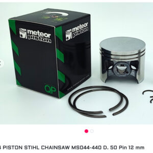 Meteor Piston kit for Stihl 044 and MS440 chainsaw with 50mm  piston and 12mm pin