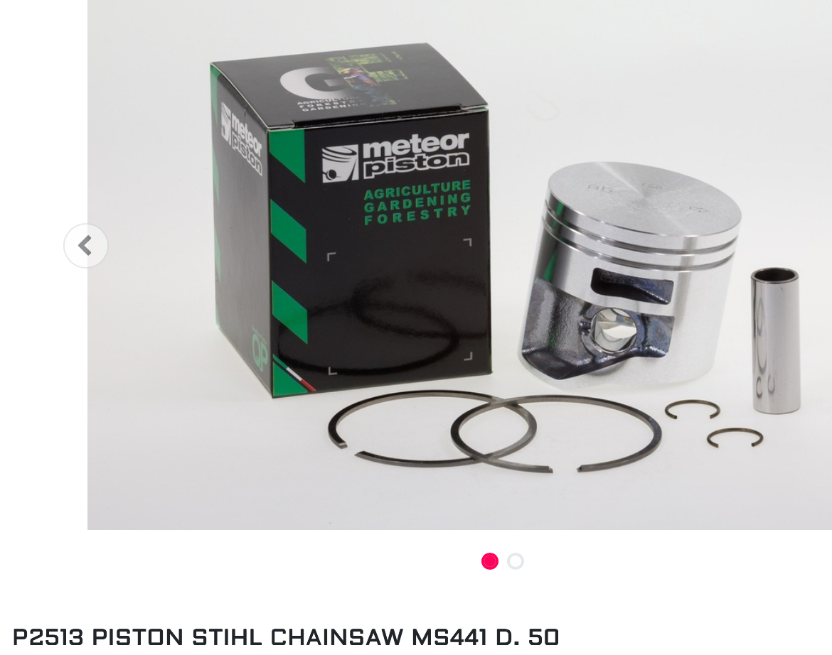 Meteor Piston kit for Stihl MS441 chainsaw with 50mm piston