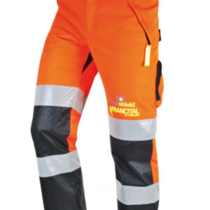 Francital Hi viz Railway spec chainsaw trousers 2xl