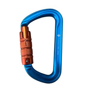 Tightline arb D Carabiner 30kn kingfisher blue