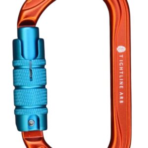 Tightline arb Oval Carabiner 25kn kingfisher orange