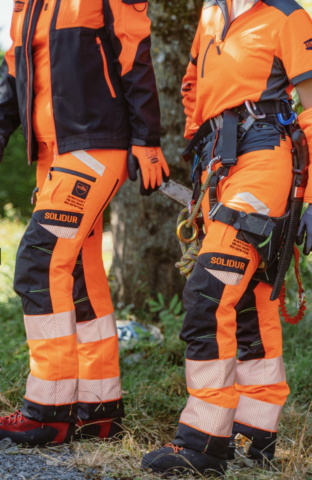 Solidur Ultralight chainsaw trousers, full rail spec, extra large